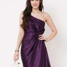 MISH Purple Wrap Dress-picture-16