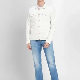 Jack & Jones White Regular Fit Denim Jacket image 5