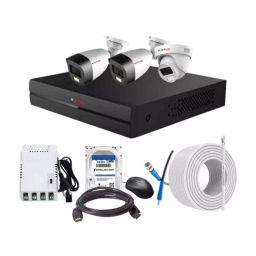 CP PLUS CCTV Combo Kit 2.4 MP Full Colour HD Audio Indoor & Outdoor with 4 Channel DVR, 2 Bullet 1 Dome Camera, 4 Channel SMPS, 70 m Cable, 2 TB HDD & Connectors-picture-8