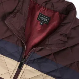 Arrow Sport Wine Regular Fit Colour Block Jackets image 4