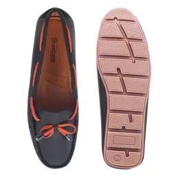 Shoetopia Women's Black Boat Shoes image 3