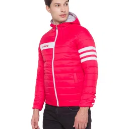 Spykar Red Hooded Jacket image 3