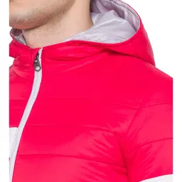 Spykar Red Hooded Jacket image 4