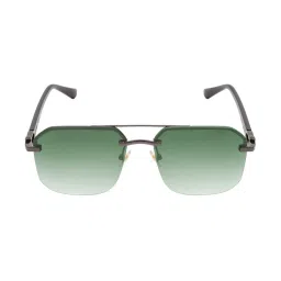 Ted Smith Green Aviator UV Protection Unisex Sunglasses image 4