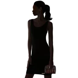 Eske Eva Dark Brown Textured Zip Around Wallet for Women image 5