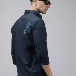 SPYKAR Slim Fit Pure Cotton Casual Shirt-picture-33
