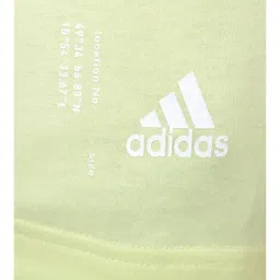 Adidas M TECH TEE Yellow Tint Regular Fit T-Shirt image 4