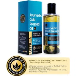 Ustraa Ayurvedic Cold Pressed Oil - 200 ml - Set of 2 image 4