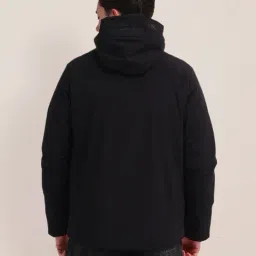 U.S. Polo Assn. Black Regular Fit Hooded Jacket image 2