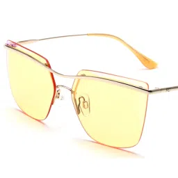 French Connection FC7602 Yellow Square Sunglasses image 2