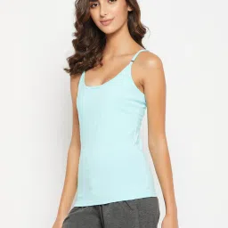 Clovia Sky Blue Camisole image 3