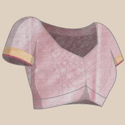 Banarasi Silk Works Yellow Silk Woven Saree With Unstitched Blouse image 4