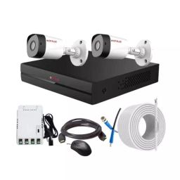 CP PLUS CCTV Combo Kit 2.4 MP Full HD Audio Indoor & Outdoor with 4 Channel DVR 2 Bullet Camera, 4 Channel SMPS, 70 m Copper Cable & Connectors-picture-17