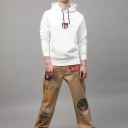 GANT White Hooded Sweatshirt image 5