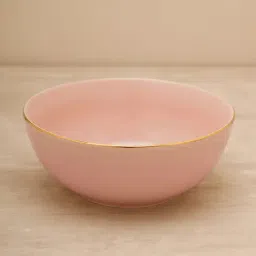 Pure Home and Living Pink Porcelain Textured Serving Bowls-picture-45