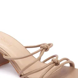 DressBerry Textured Party Block Sandals image 5