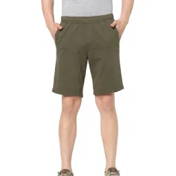 celio celio* Olive Regular Fit Shorts image 1