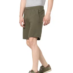 celio celio* Olive Regular Fit Shorts image 3