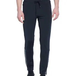 Rock.it Black Regular Fit Mid Rise Track Pants image 1