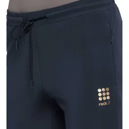 Rock.it Black Regular Fit Mid Rise Track Pants image 4