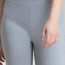 FableStreet Women LivIn Flared Solid Bootcut Trousers image 5