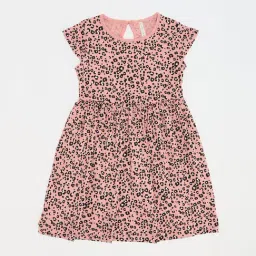 Pantaloons Junior Girls Pink Dress image 3