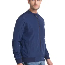 Parx Blue Regular Fit Jackets image 4