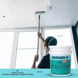 Berger BP White Interir Wall Primer Matt Finish, 422 (Bucket of 10 L) image 4