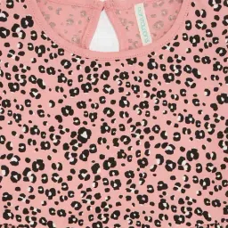 Pantaloons Junior Girls Pink Dress image 4