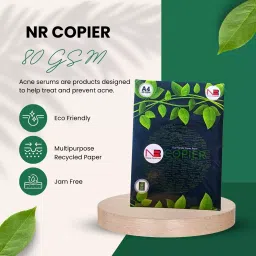 GENERIC NR Copier Paper A4 Size 80 GSM 1 Ream 500 Sheets (Pack of 10) image 3
