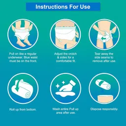 Arokleen Set Of 6 Disposable Adult Pullups - 10 Pcs Each - XL image 4