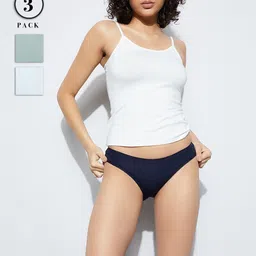 Ginger by Lifestyle Pack Of 3 Mid-Rise Bikini Briefs image 4