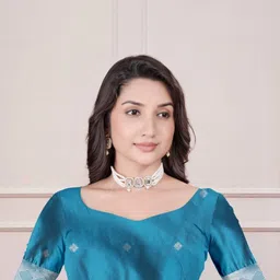 Cotify Ethnic Motifs Woven Design Zari Banarasi Saree image 4