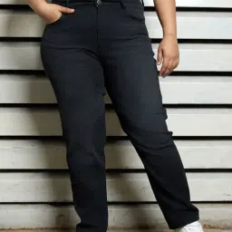 High Star Black Regular Fit High Rise Jeans-picture-26