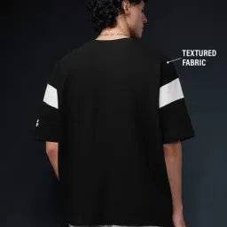 The Souled Store Black Cotton Graphic T-Shirt image 2