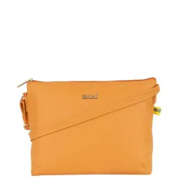 Enoki by Baggit Yellow Solid Medium Sling Handbag image 1