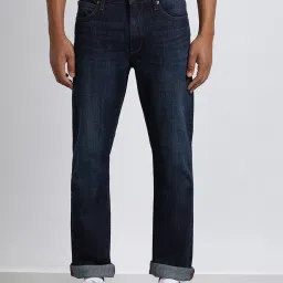Lee Blue Cotton Regular Fit Jeans image 1