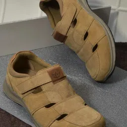 Woodland Men's Camel Fisherman Sandals image 1