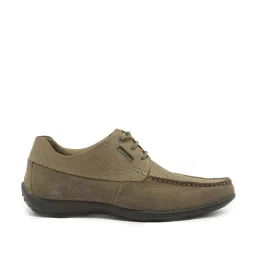 Woodland Men's Khaki Derby Shoes image 1