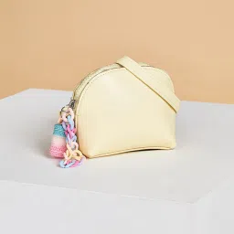 Pantaloons Junior Yellow Printed Medium Pouch image 1