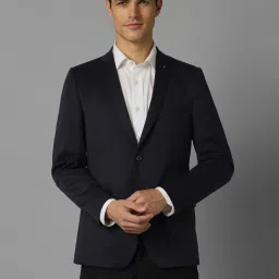 Allen Solly Navy Blue Slim Fit Blazer image 1