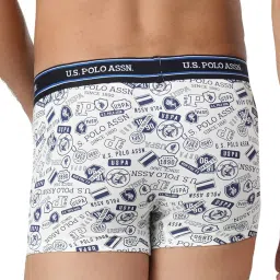 U.S. Polo Assn. White Printed Trunks image 2