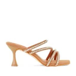 Scentra Women's Beige Ethnic Sandals-picture-10