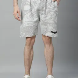 Free Authority Grey Regular Fit Batman Shorts-picture-10