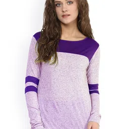 Miss Chase Women Purple Solid Regular Top-image-59