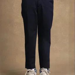 One Friday Kids Blue Regular Fit Trousers image 1