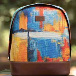 ZOUK Dome Daypack Multicolor Printed Printed Mini Backpack image 1