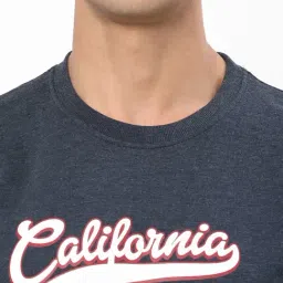 R&B Blue Cotton Regular Fit Printed Sweatshirt image 4