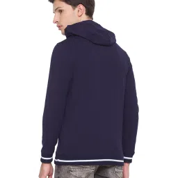 Spykar Navy Hooded Sweatshirt image 2