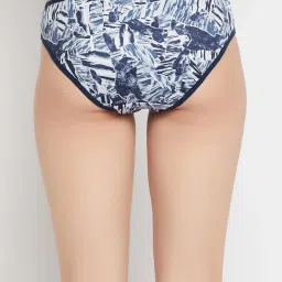 Clovia Blue Printed Bikini Panty image 2